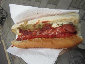 Hot dog from Dogfather Diner