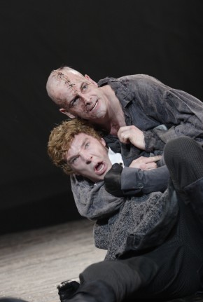 The Creature and Victor Frankenstein